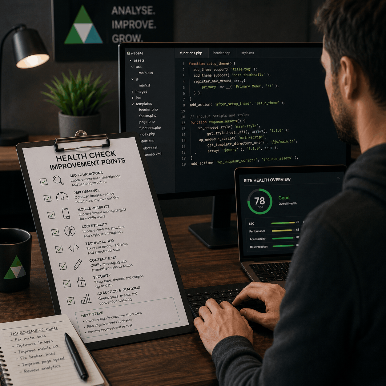 Website performance and optimisation review